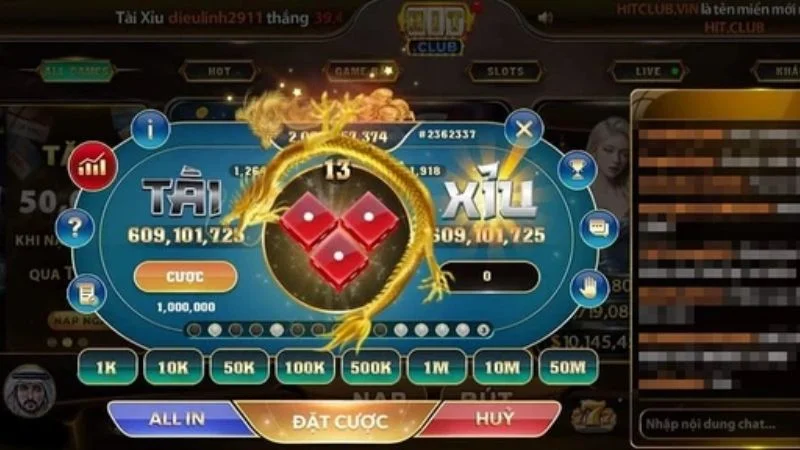 Cách tính tiền thưởng trong nổ hũ tài xỉu VIN99